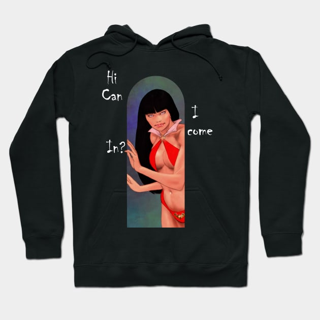 Vampirella: Can I come in? Hoodie by thecountingtree